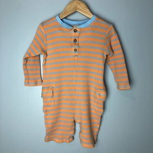 Hanna Andersson 90 waffle knit bodysuit romper